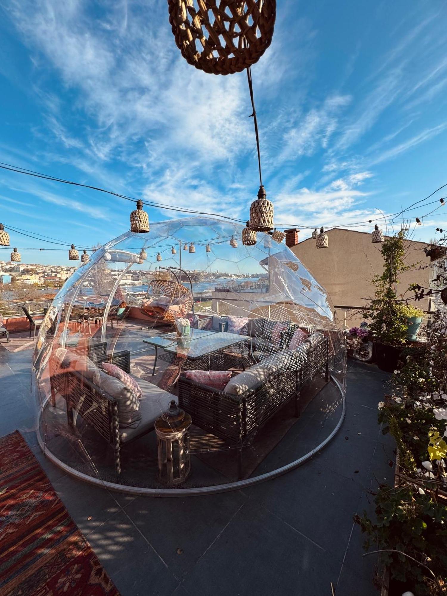 Waterfront Apartment By The Tram - Terrace With Dome & Golden Horn View In Fatih Istambul Exterior foto