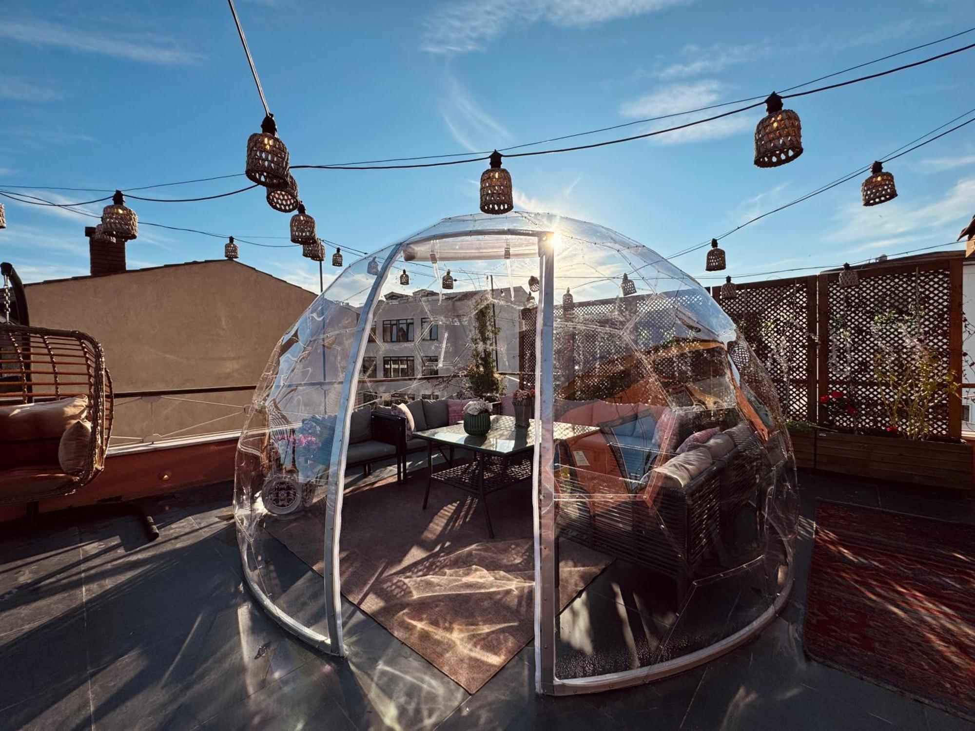 Waterfront Apartment By The Tram - Terrace With Dome & Golden Horn View In Fatih Istambul Exterior foto